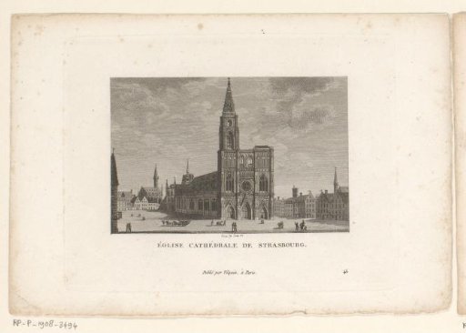 View of the Cathedral of Strasbourg