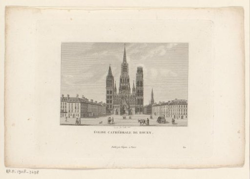 View of the Cathedral of Rouen