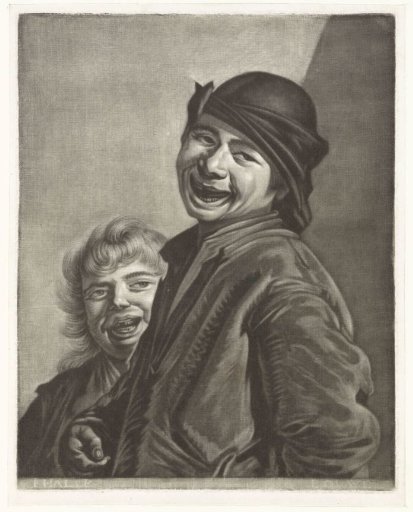 Two laughing boys