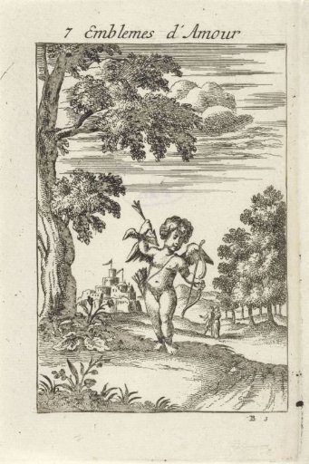 Amor about to shoot an arrow