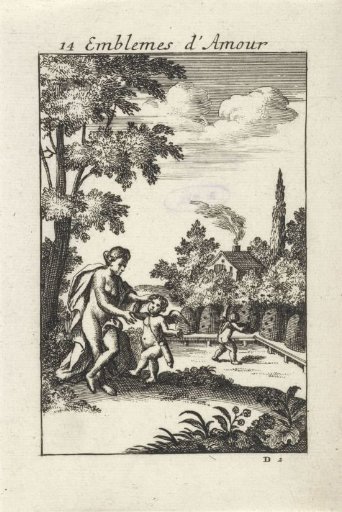 Amor stung by a bee, lamenting to Venus