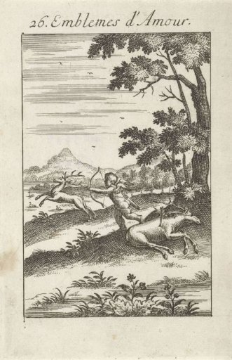 Cupid on a Deer Hunt