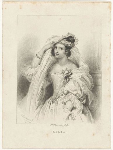 Portrait of a young lady named Lilia