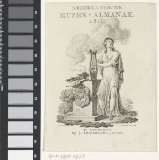 Title page for: Nederlandsche Muzen-Almanak 1829