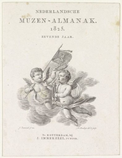 Title page for: Nederlandsche Muzen-Almanak 1825