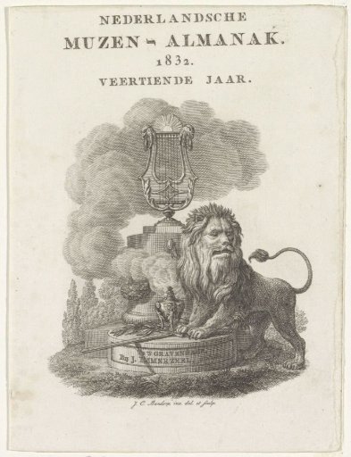 Title page for: Nederlandsche Muzen-Almanak 1832