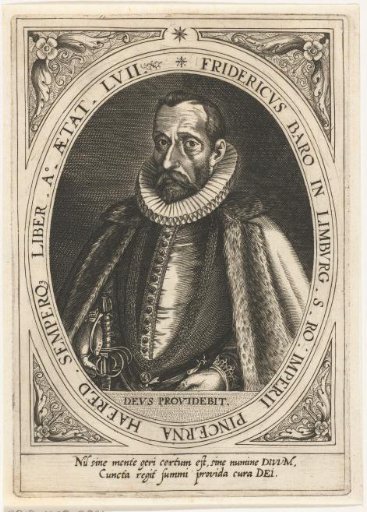 Portrait of Frederick, Baron of Limburg, at the age of 57
