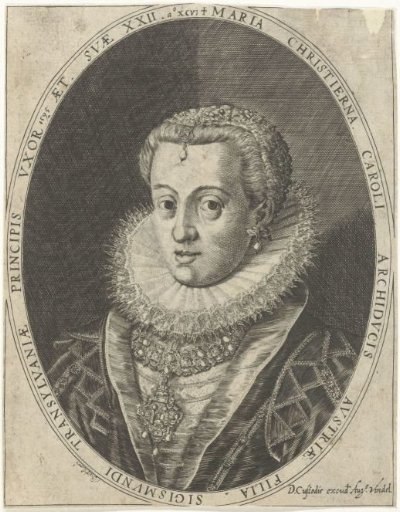 Portrait of Maria Christina of Austria at the age of 22