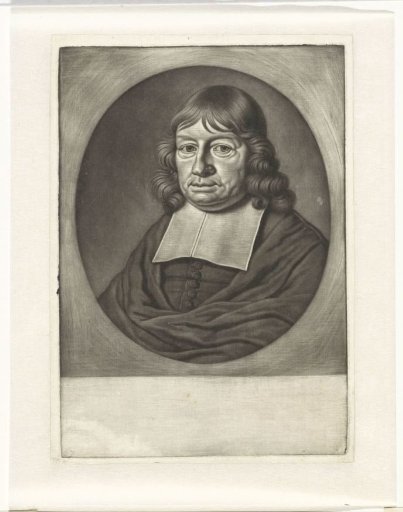 Portrait of the Remonstrant minister Isaac Pontanus
