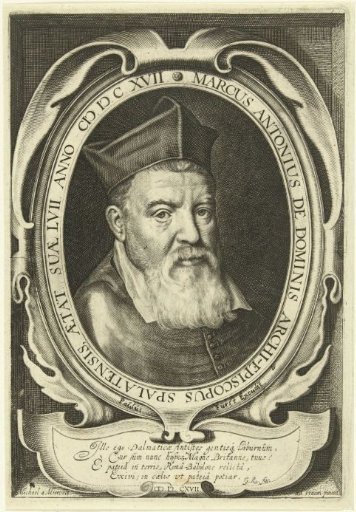 Portrait of Archbishop Marcus Antonius de Dominis at the age of 57