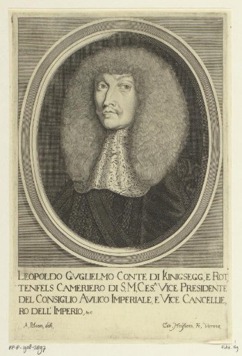 Portrait of Leopold William, Count of Königsegg-Rothenfels