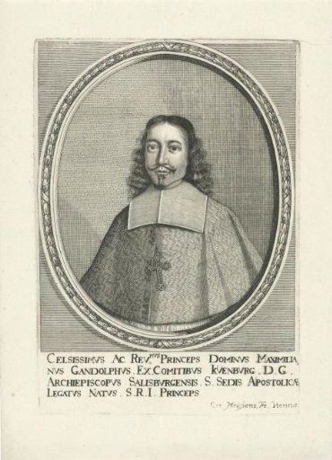 Portrait of Maximilian Gandolph, Count of Kuenburg