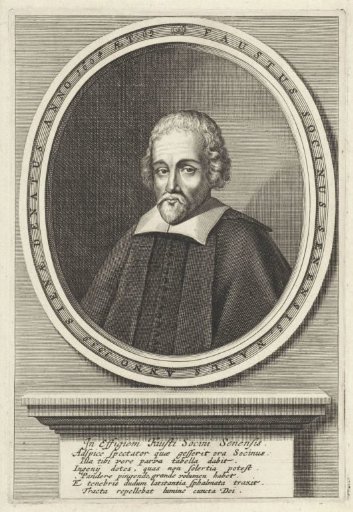 Portrait of the theologian Fausto Socinus