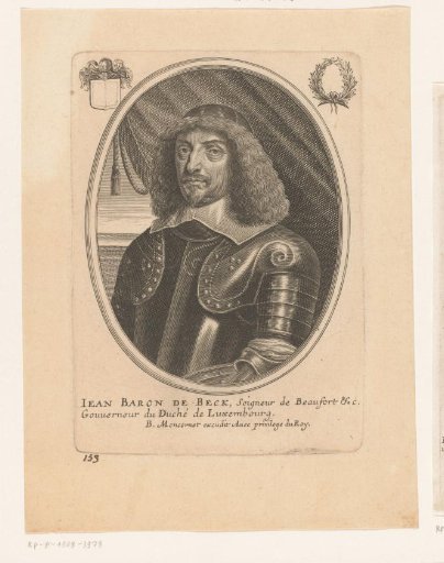 Portrait of Johan van Beck