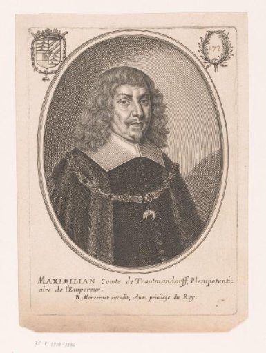 Portrait of Maximilian von und zu Trauttmansdorff