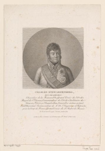 Portrait of Carl Philipp von Schwarzenberg