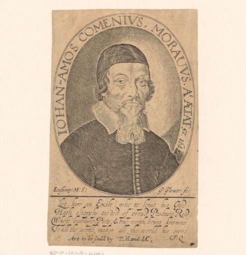 Portrait of Jan Amos Comenius at the Age of 50