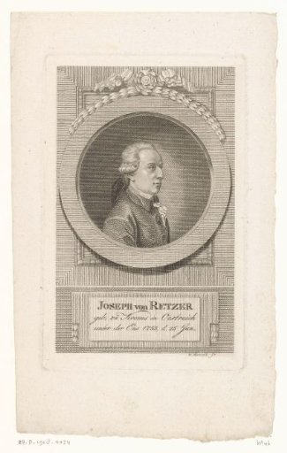 Portrait of Joseph Friedrich von Retzer