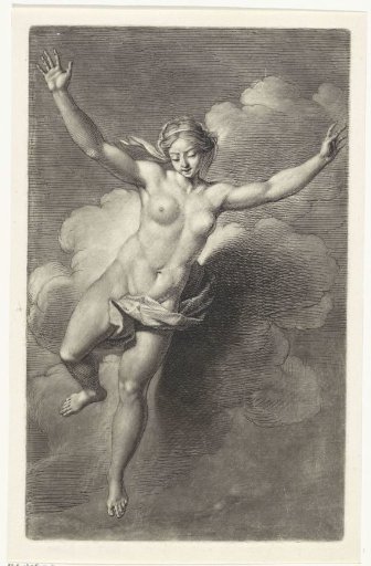 Nude Woman in the Clouds