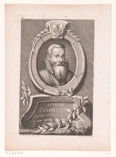 Portrait of David Crinitus z Hlavácova
