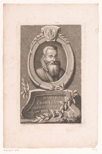 Portrait of David Crinitus z Hlavácova