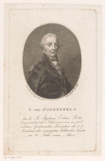Portrait of Joseph von Sonnenfels