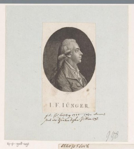 Portrait of Johann Friedrich Jünger