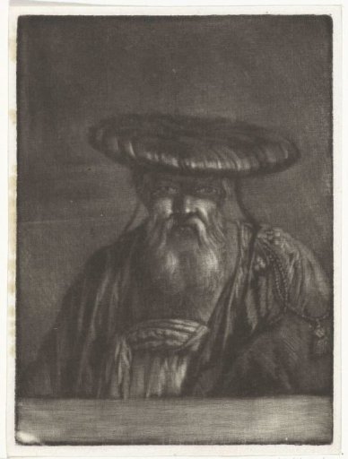 Portrait of an Old Man with a Flat Broad Cap