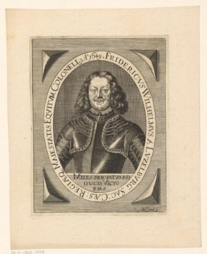 Portrait of Friedrich Wilhelm von Lützelburg