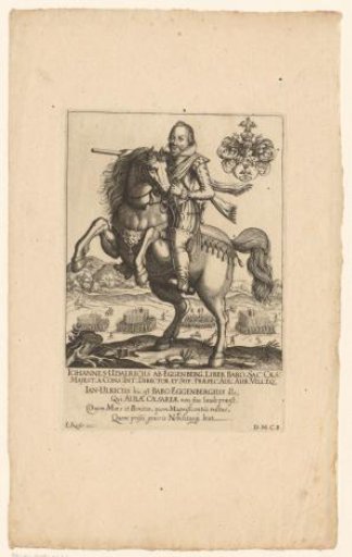 Portrait of Johann Ulrich von Eggenberg on Horseback