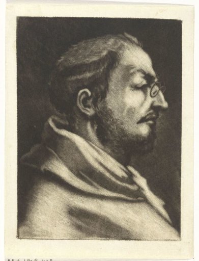 Monk with a Pince-nez in Profile