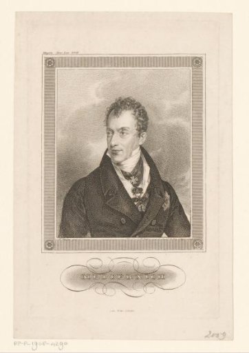 Portrait of Klemens Wenzel Lothar, Prince of Metternich
