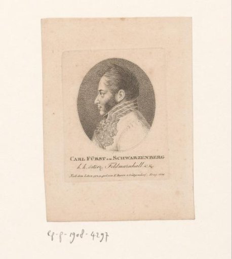 Portrait of Carl Philipp von Schwarzenberg