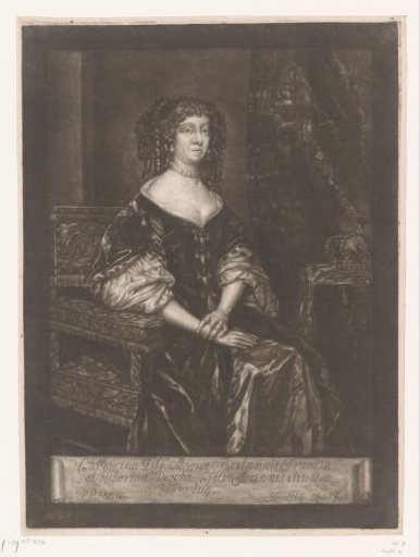 Portrait of Catherine of Braganza, Queen of England