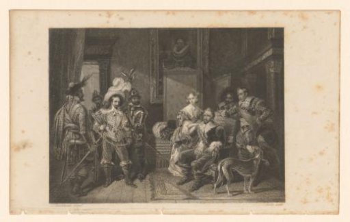 Prisoner brought before a high-ranking man