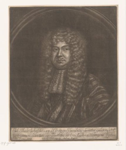 Portrait of Johann Diedrich Schaffshausen