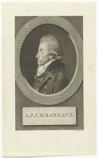 Portrait of Antoine Pierre Joseph Marie Barnave