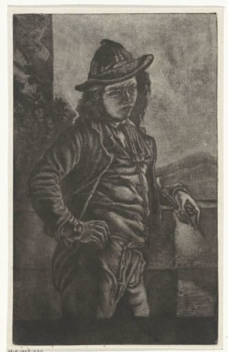 Standing boy with a flute