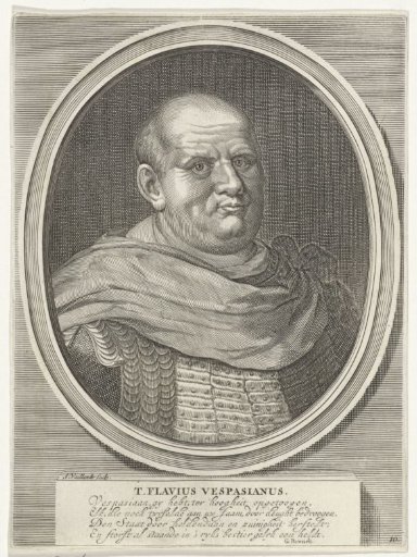 Portrait of Vespasianus, Roman Emperor
