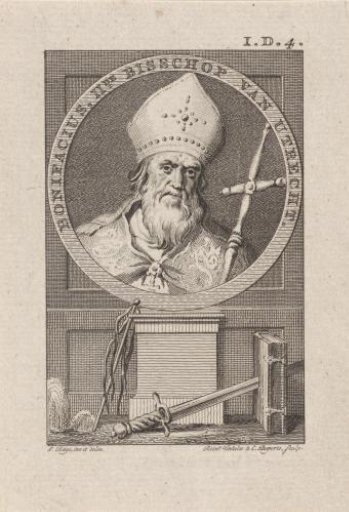 Portrait of Boniface, second bishop of Utrecht