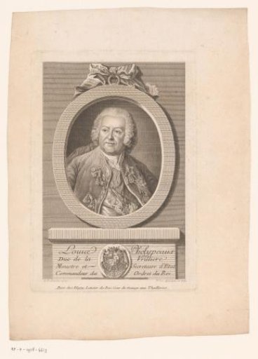 Portrait of Louis Phélypeaux de Saint-Florentin
