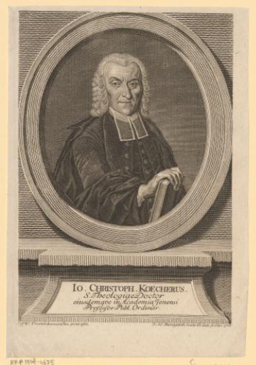 Portrait of Johann Christoph Köcher