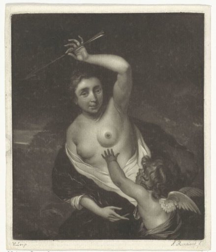 Venus Takes an Arrow from Cupid