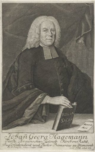 Portrait of Johan Georg Hagemann