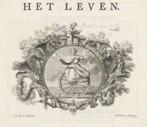Vignette with the personification of Life