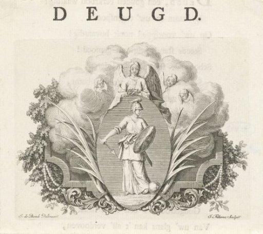 Vignette with the personification of Virtue