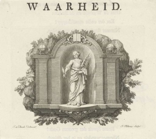 Vignette with the personification of Truth