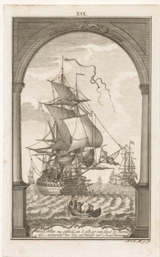 Decoration for the house of Miss A.J. Heshuizen in Naarden, 1766