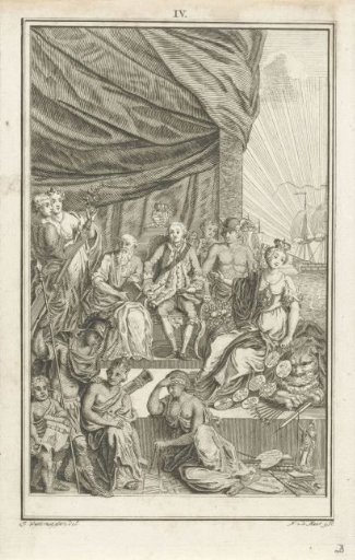 Decorations at the house of Mr. Verbruggen in the Cannon Foundry in The Hague, 1766