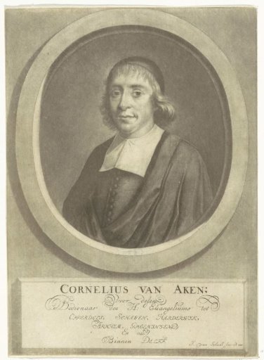 Portrait of the Minister Cornelius van Aken